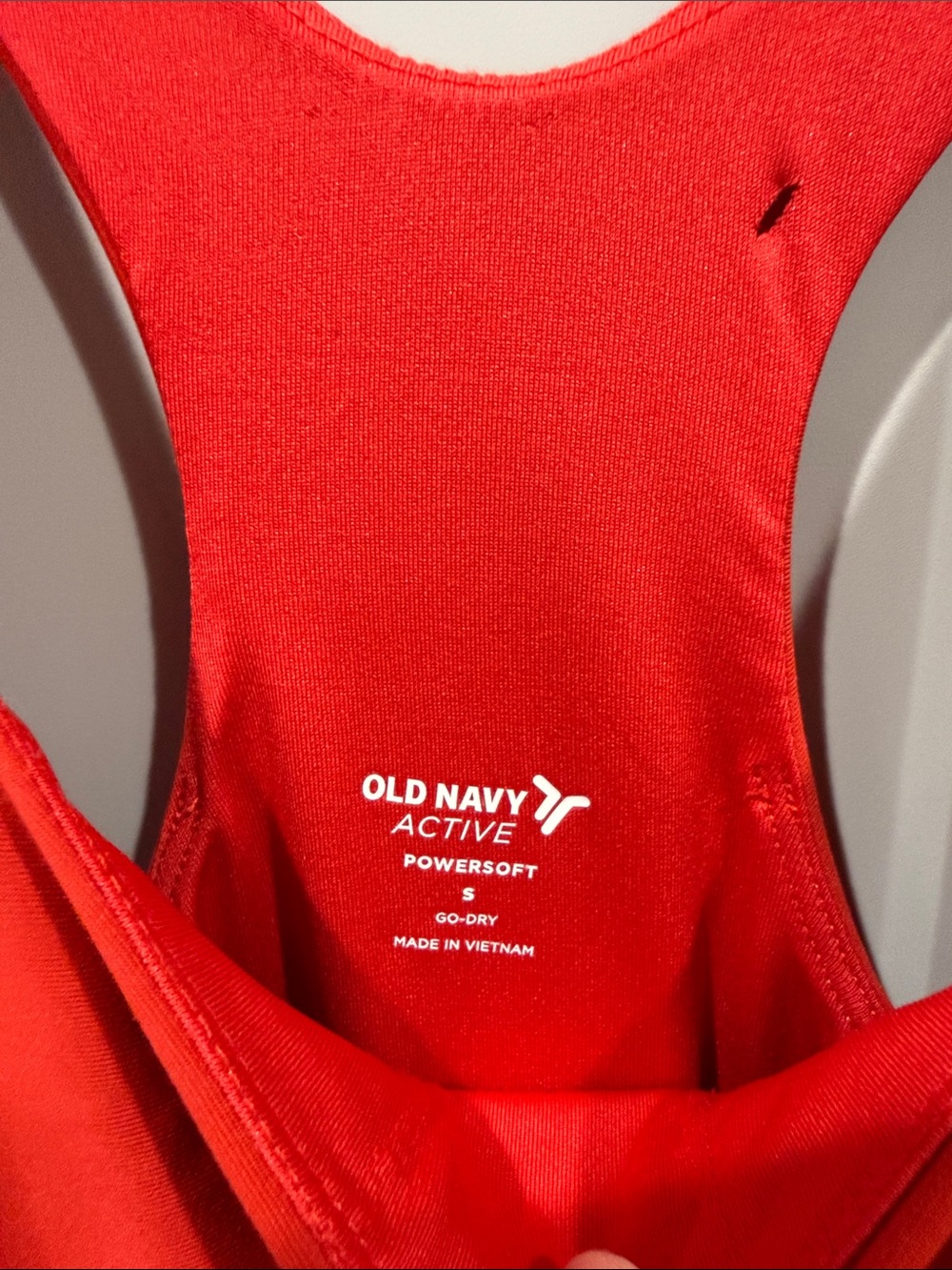 Old Navy Red Active Racerback Tank - Picture 2 of 6